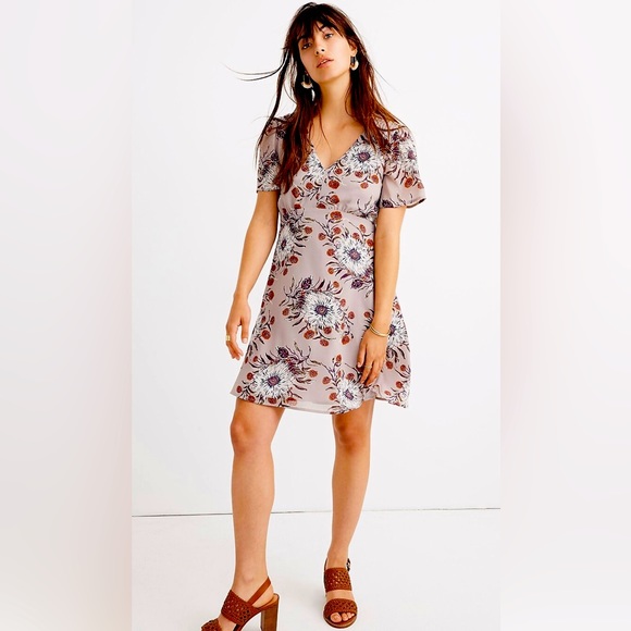Madewell Dresses & Skirts - NWTs Madewell Smocked Shoulder Mini Dress